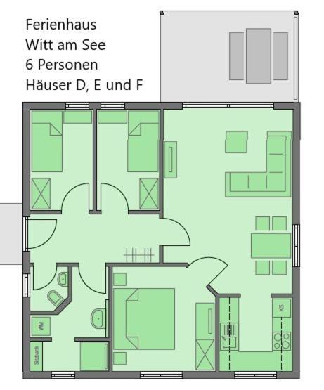 Witt Am See F Klein Wittensee Exterior foto